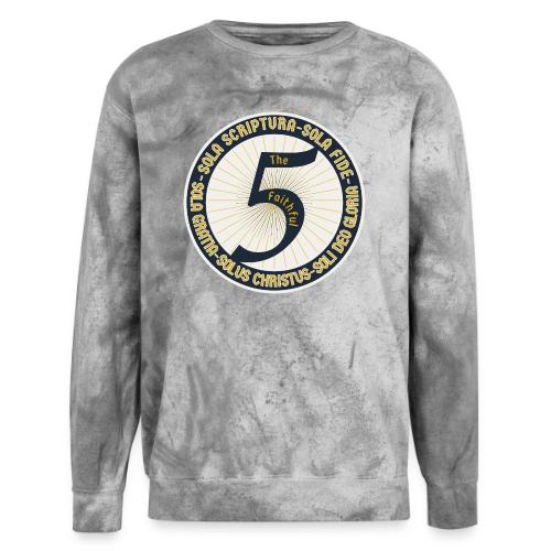 The Faithful Five - Five Sola's of the Reformation - Unisex Colorblast Crewneck Sweatshirt