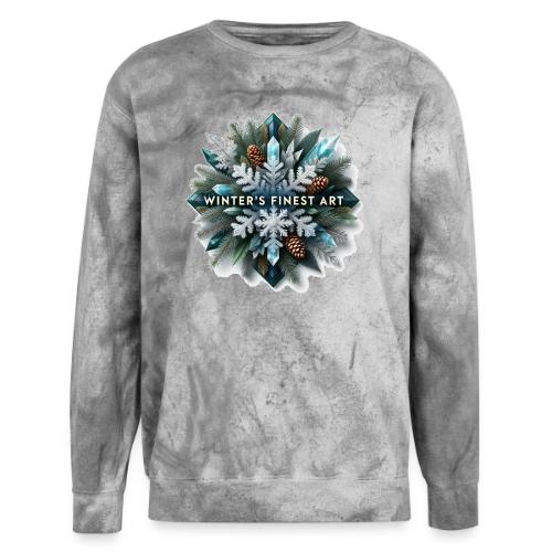 Intricate Frozen Evergreen T-Shirt - Unisex Colorblast Crewneck Sweatshirt