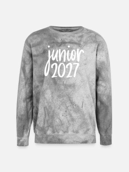 Junior 2027 - Unisex Colorblast Crewneck Sweatshirt - smoke