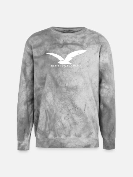 Can-t_Fly-_Run_Walk - Unisex Colorblast Crewneck Sweatshirt - smoke