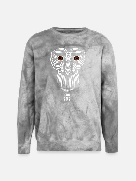 Sad Face - Unisex Colorblast Crewneck Sweatshirt - smoke