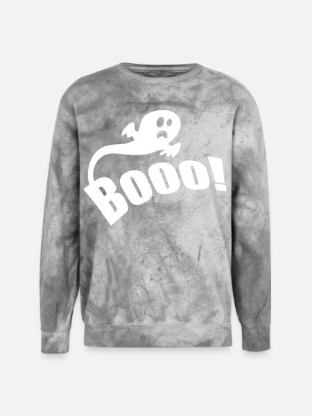 Boo - Unisex Colorblast Crewneck Sweatshirt - smoke