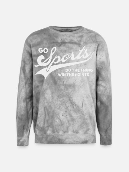 Go Sports - Unisex Colorblast Crewneck Sweatshirt - smoke