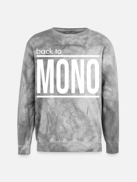Back To Mono - Unisex Colorblast Crewneck Sweatshirt - smoke