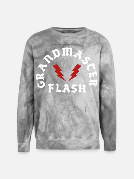 Grandmaster Flash - Unisex Colorblast Crewneck Sweatshirt - smoke