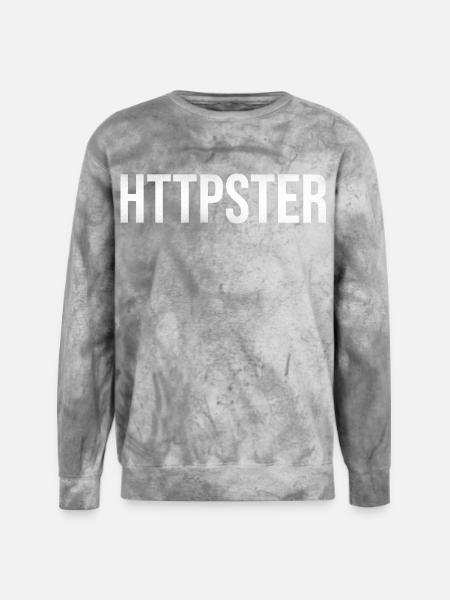 TBD - Unisex Colorblast Crewneck Sweatshirt - smoke
