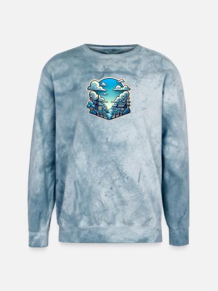 Sky blue - Unisex Colorblast Crewneck Sweatshirt - ocean