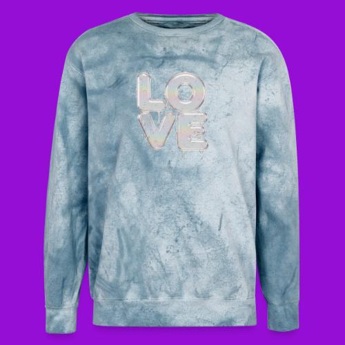 Love - Unisex Colorblast Crewneck Sweatshirt