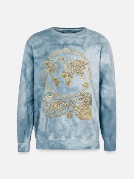 Coin collector Numismatist - Unisex Colorblast Crewneck Sweatshirt - ocean