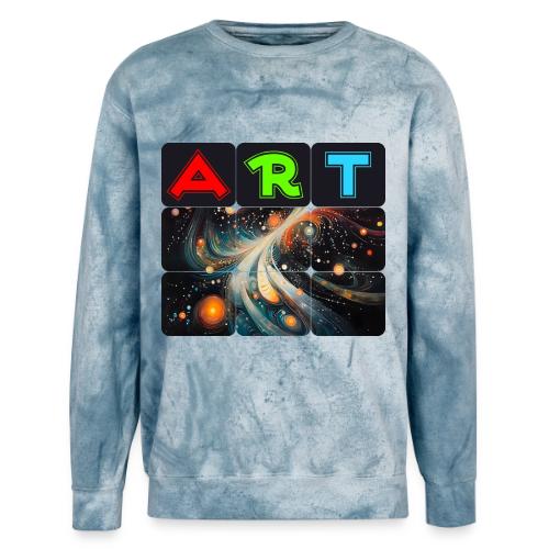 Swirls of Colorful Art - Unisex Colorblast Crewneck Sweatshirt