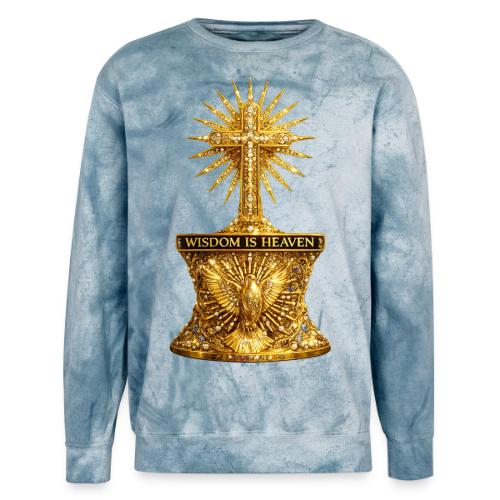 Wisdom is Heaven - Unisex Colorblast Crewneck Sweatshirt