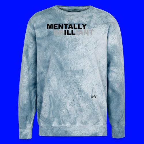 Mentally Brilliant - Unisex Colorblast Crewneck Sweatshirt