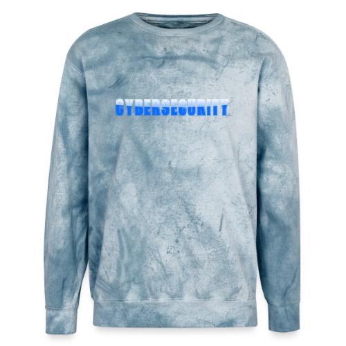Cybersecurity Word Art Design - Unisex Colorblast Crewneck Sweatshirt
