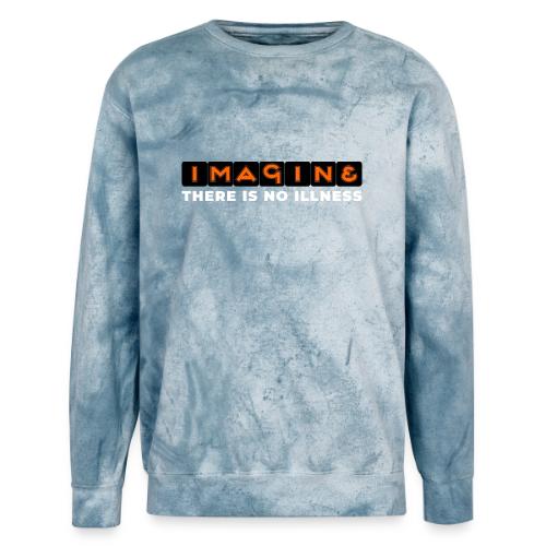 Imagine there is no illness - Unisex Colorblast Crewneck Sweatshirt