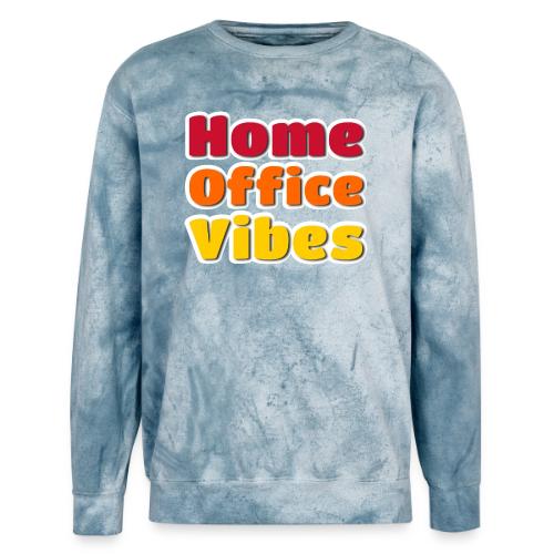 Home Office Vibes Remote Work Design - Unisex Colorblast Crewneck Sweatshirt