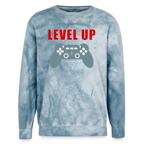 Level Up Gamer Controller Apparel - Unisex Colorblast Crewneck Sweatshirt