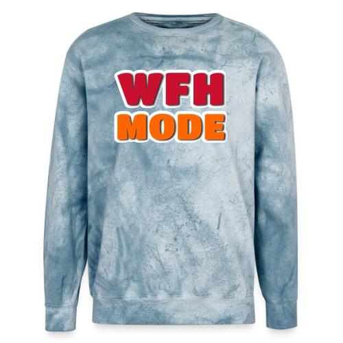 WFH Mode Remote Work Lifestyle Design - Unisex Colorblast Crewneck Sweatshirt