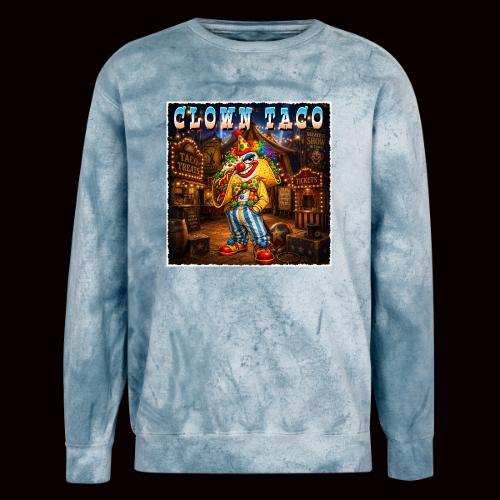 The Clown Taco Circus Humor Character - Unisex Colorblast Crewneck Sweatshirt