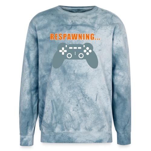 Respawning Gamer Controller Design - Unisex Colorblast Crewneck Sweatshirt