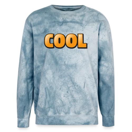 Cool 3D Word Design – Bold Chill Style - Unisex Colorblast Crewneck Sweatshirt