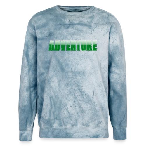 Adventure Typography Design for Apparel - Unisex Colorblast Crewneck Sweatshirt