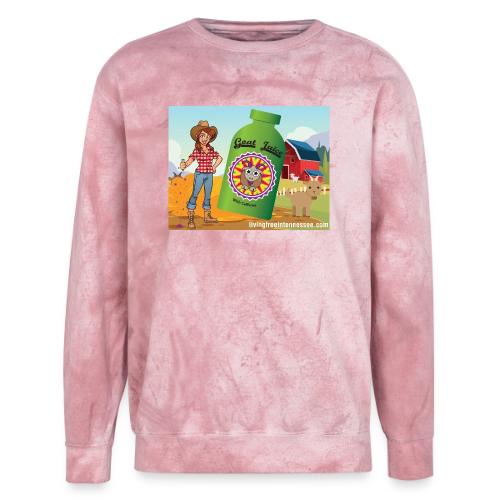 Nicole Sauce's Goat Juice - Unisex Colorblast Crewneck Sweatshirt
