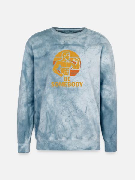 Be Somebody – Motivation Tee - Unisex Colorblast Crewneck Sweatshirt - ocean