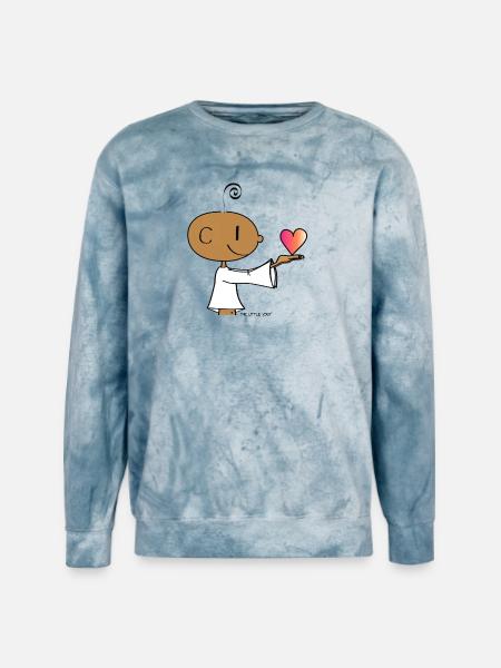 The little Yogi - Unisex Colorblast Crewneck Sweatshirt - ocean