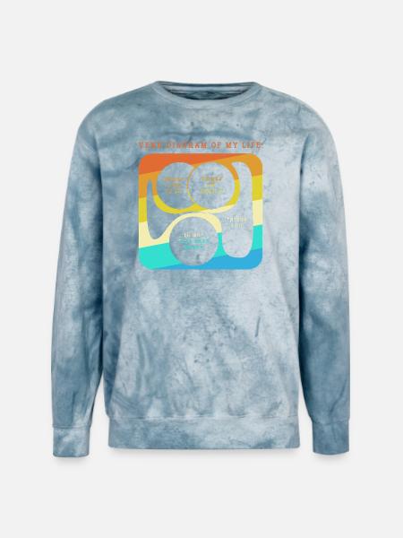 Internet Humor Money Meme - Unisex Colorblast Crewneck Sweatshirt - ocean