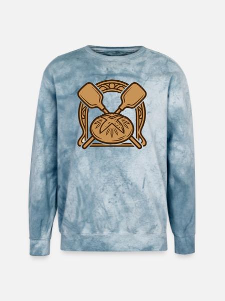 Bakers Peel Bread Crest - Unisex Colorblast Crewneck Sweatshirt - ocean
