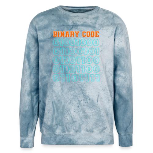 Say Hello in Binary code - Unisex Colorblast Crewneck Sweatshirt