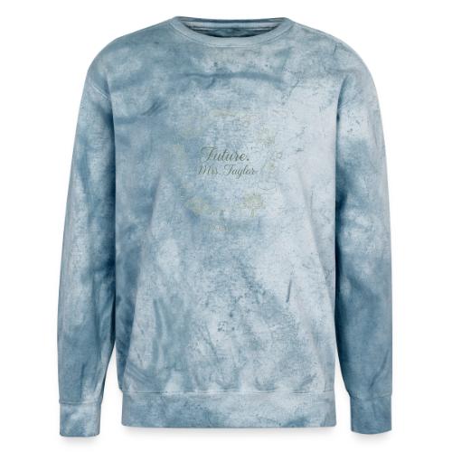 Future Mrs Minimalist Bridal Line Art - Unisex Colorblast Crewneck Sweatshirt