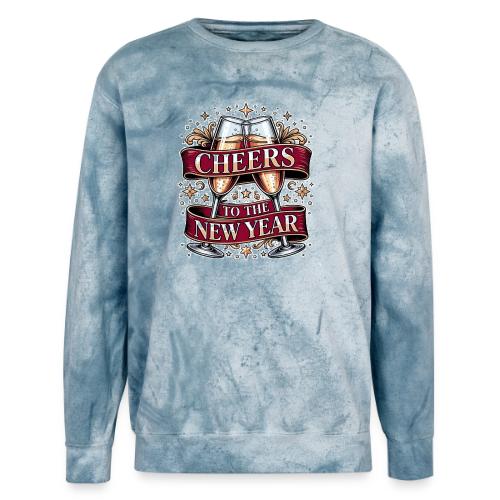 New Year's Champagne T-Shirt - Unisex Colorblast Crewneck Sweatshirt