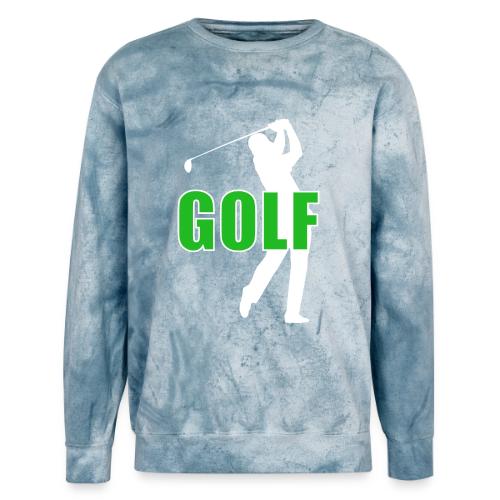 Golf: Classic Golf Motion - Unisex Colorblast Crewneck Sweatshirt