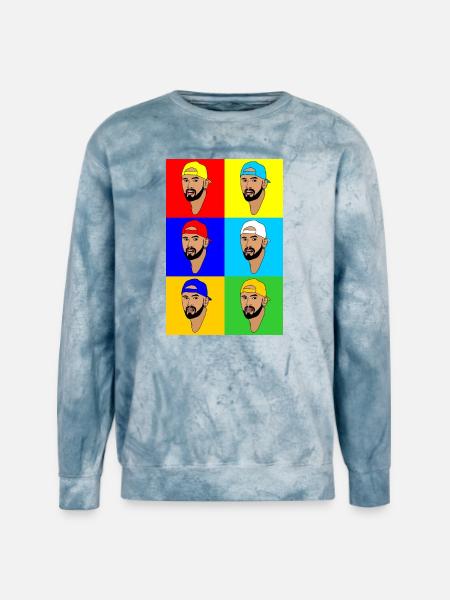 Nick Kyrgios - Unisex Colorblast Crewneck Sweatshirt - ocean