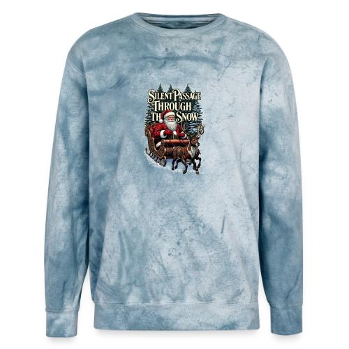 Nostalgic Santa T-Shirt - Unisex Colorblast Crewneck Sweatshirt
