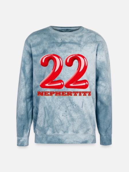 Nefertiti - Unisex Colorblast Crewneck Sweatshirt - ocean
