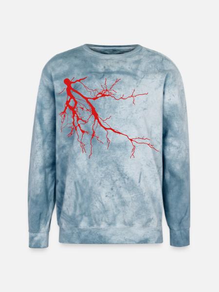 Thunderbolt - Unisex Colorblast Crewneck Sweatshirt - ocean