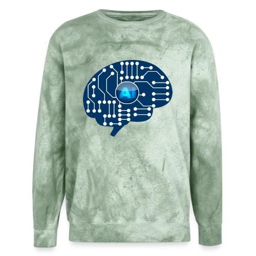 AI: Mind Wired - Unisex Colorblast Crewneck Sweatshirt
