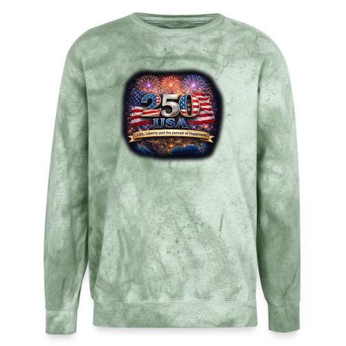 USA 250th Celebration - Unisex Colorblast Crewneck Sweatshirt
