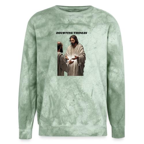 Doubting Thomas Resurrection T Shirt, Gift - Unisex Colorblast Crewneck Sweatshirt