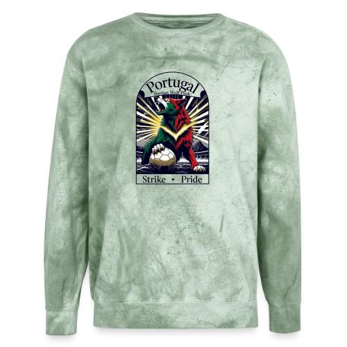 Portugal Iberian Wolf Soccer T Shirt, Pride Gift - Unisex Colorblast Crewneck Sweatshirt