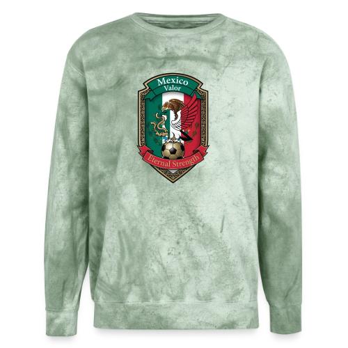 Mexico Eagle Valor T-Shirt, Pride Badge Gift - Unisex Colorblast Crewneck Sweatshirt