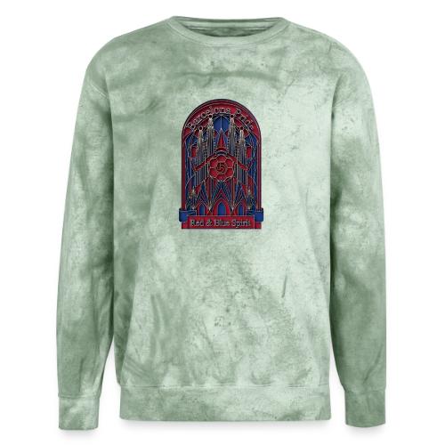 Barcelona Scarlet Pride T Shirt, Vibrant City Gift - Unisex Colorblast Crewneck Sweatshirt