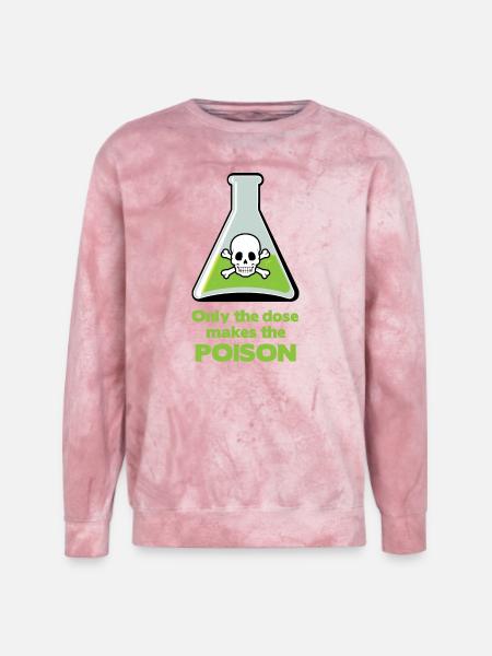 Poison - Unisex Colorblast Crewneck Sweatshirt - clay