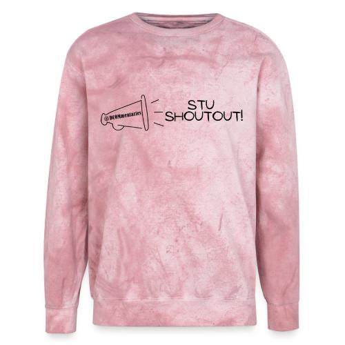 Stu Shoutout - DCOMmentaries - Unisex Colorblast Crewneck Sweatshirt