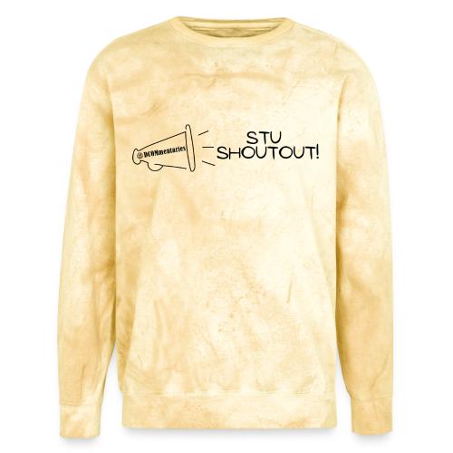 Stu Shoutout - DCOMmentaries - Unisex Colorblast Crewneck Sweatshirt
