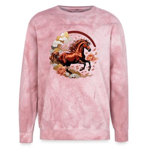Year of the Horse T Shirt, Lunar New Year Gift - Unisex Colorblast Crewneck Sweatshirt
