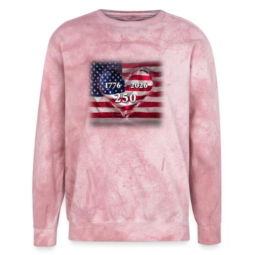 1776-2026 | 250 Years USA - Unisex Colorblast Crewneck Sweatshirt