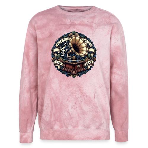 Ornate Phonograph T-Shirt - Unisex Colorblast Crewneck Sweatshirt